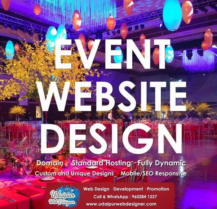 Event Planner Website Design
